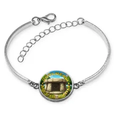 Браслет металлический, цвет серебро, Дольмены - место силы C0302046