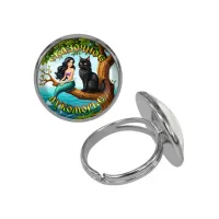 Кольцо металлическое, цвет серебро, Сказочное лукоморье C0303015