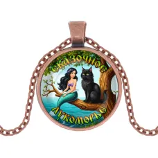 Кулон, цвет медь, с цепочкой, Сказочное лукоморье C0303030