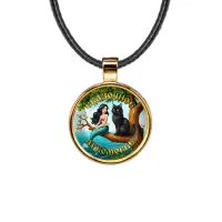 Кулон, цвет золото, со шнурком, Сказочное лукоморье C0303033