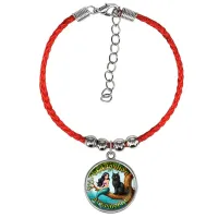 Браслет из красного шнура, Сказочное лукоморье C0303047