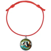 Браслет из красного шнура, Сказочное лукоморье C0303052