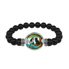 Браслет из черного агата, Сказочное лукоморье C0303056