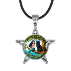 Звезда-кулон, металл, Сказочное лукоморье C0303064