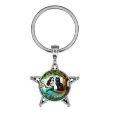 Звезда-брелок, металл, Сказочное лукоморье C0303065