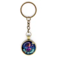 Круглый брелок, цвет бронза, с цепочкой, Лечу на море C0304018