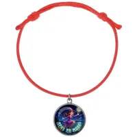 Браслет из красного шнура, Лечу на море C0304052