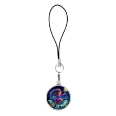 Подвеска для телефона, цвет серебро, со шнурком, Лечу на море C0304060