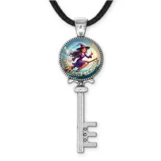 Кулон ключ, цвет серебро, со шнурком, Встретимся на море C0305043