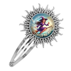 Заколка металлическая, цвет серебро, Встретимся на море C0305045