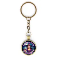 Круглый брелок, цвет бронза, с цепочкой, Море - это молодость C0306018