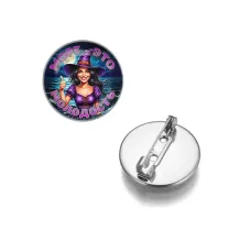 Круглый значок, цвет серебро, Море - это молодость C0306023