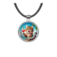 Кулон, цвет серебро, со шнурком, Море - это кайф C0307027