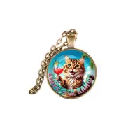 Кулон, цвет бронза, с цепочкой, Море - это кайф C0307028