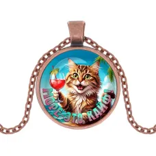 Кулон, цвет медь, с цепочкой, Море - это кайф C0307030