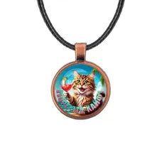 Кулон, цвет медь, со шнурком, Море - это кайф C0307031