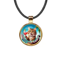 Кулон, цвет золото, со шнурком, Море - это кайф C0307033