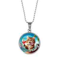 Кулон, цвет серебро, с цепочкой, Море - это кайф C0307053