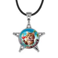 Звезда-кулон, металл, Море - это кайф C0307064