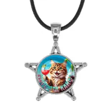 Звезда-кулон, металл, Море - это кайф C0307064