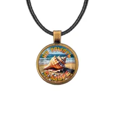 Кулон, цвет бронза, со шнурком, На память о море C0309029