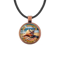 Кулон, цвет медь, со шнурком, На память о море C0309031