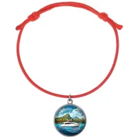 Браслет из красного шнура, Море и горы C0310052