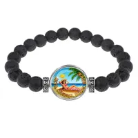 Браслет из лавы, Лето, солнце, море, пляж C0311003