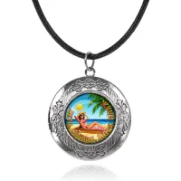 Арома-кулон металлический, Лето, солнце, море, пляж C0311063