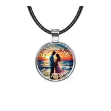 Кулон, цвет серебро, со шнурком, Счастье на море C0312027