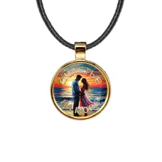 Кулон, цвет золото, со шнурком, Счастье на море C0312033