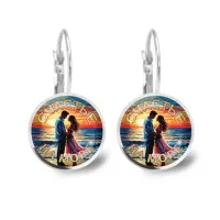 Серьги металлические, Счастье на море C0312038