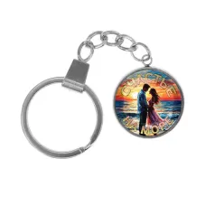 Брелок, нержавеющая сталь, с кольцом для ключей, Счастье на море C0312061