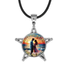 Звезда-кулон, металл, Счастье на море C0312064