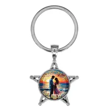 Звезда-брелок, металл, Счастье на море C0312065