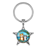 Звезда-брелок, металл, Котики на морюшке C0314065