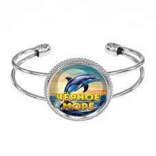 Браслет металлический, цвет серебро, Черное море C0316034