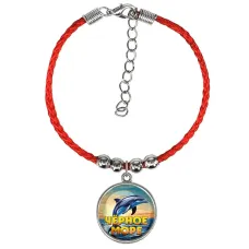 Браслет из красного шнура, Черное море C0316047