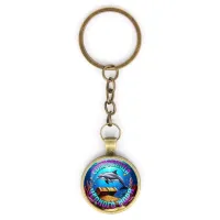 Круглый брелок, цвет бронза, с цепочкой, Сокровища Черного моря C0317018