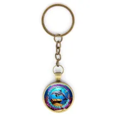 Круглый брелок, цвет бронза, с цепочкой, Сокровища Черного моря C0317018