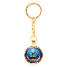 Круглый брелок, цвет золото, с цепочкой, Сокровища Черного моря C0317020