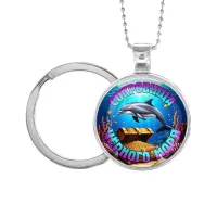 Кулон-брелок, цвет серебро, с цепочкой и кольцом, Сокровища Черного моря C0317054