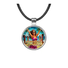 Кулон, цвет серебро, со шнурком, Отдыхаем хорошо C0318027