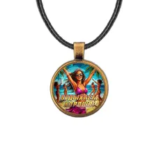 Кулон, цвет бронза, со шнурком, Отдыхаем хорошо C0318029