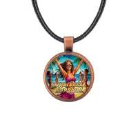 Кулон, цвет медь, со шнурком, Отдыхаем хорошо C0318031