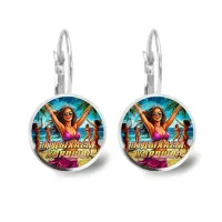 Серьги металлические, Отдыхаем хорошо C0318038