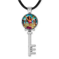 Кулон ключ, цвет серебро, со шнурком, Отдыхаем хорошо C0318043