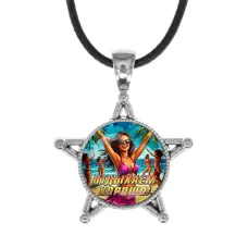 Звезда-кулон, металл, Отдыхаем хорошо C0318064