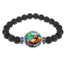 Браслет из лавы, Обожаю море C0319003