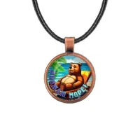 Кулон, цвет медь, со шнурком, Обожаю море C0319031